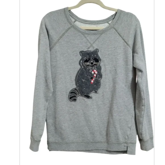 Pull Oversize American Eagle Gris – Femme, Taille M, Maille épaisse, Manches Longues